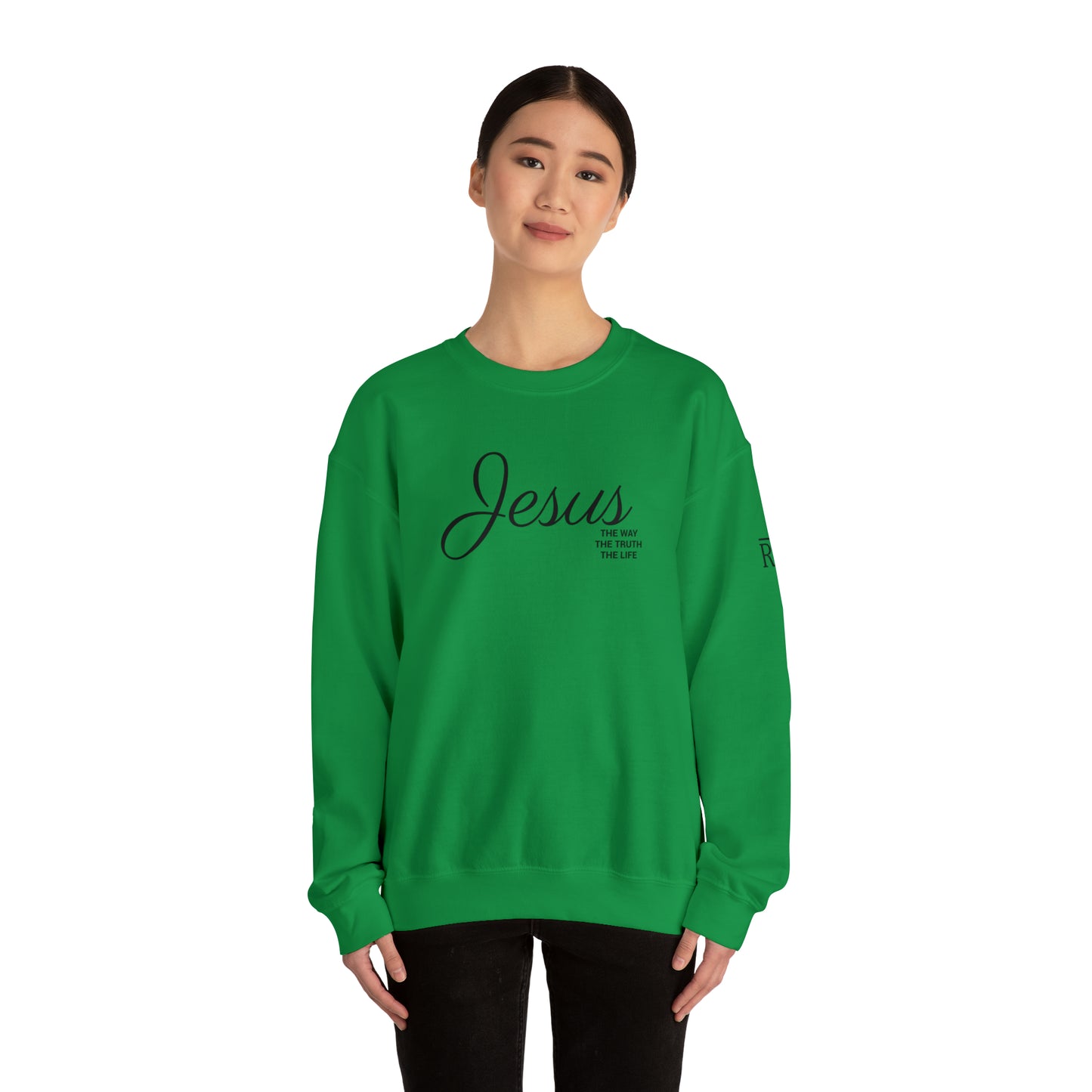 Adult Premium Crewneck Sweatshirt "JESUS THE WAY" RF Signature Series