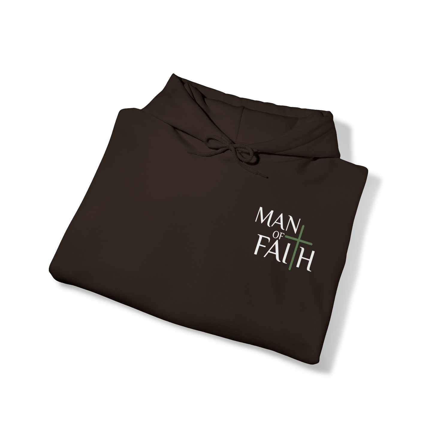 Adult Premium Hooded Sweatshirt "MAN OF FAITH" RF Signature Series