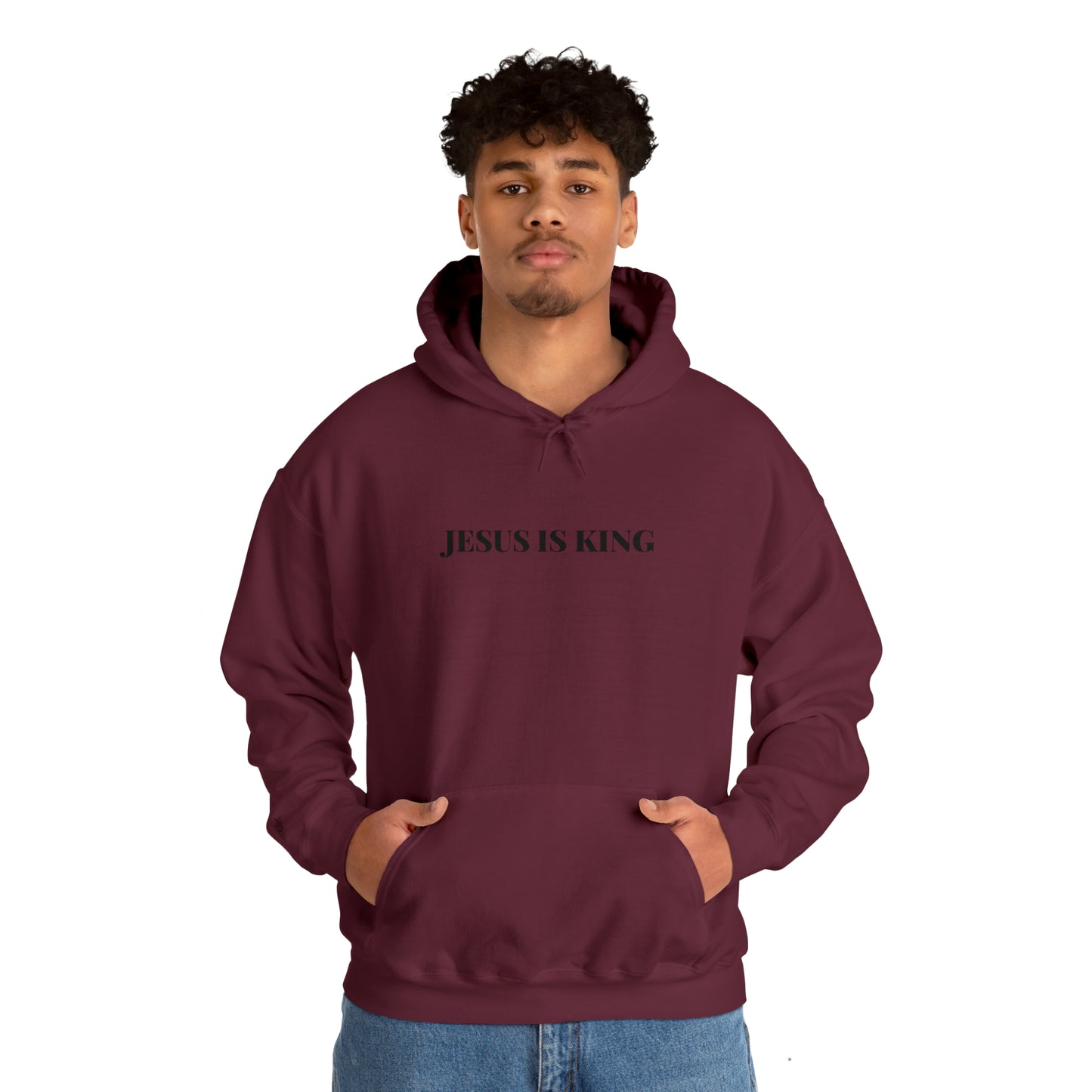 Adult Premium Hooded Sweatshirt "JESUS IS KING" RF Signature Series