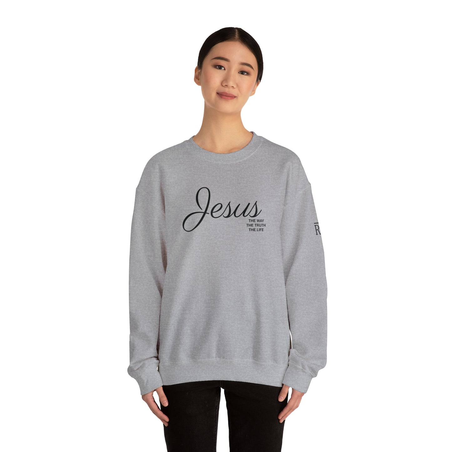 Adult Premium Crewneck Sweatshirt "JESUS THE WAY" RF Signature Series