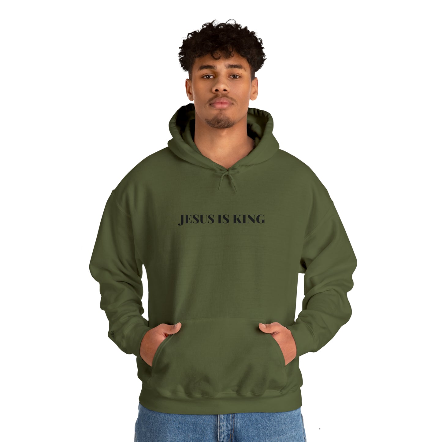 Adult Premium Hooded Sweatshirt "JESUS IS KING" RF Signature Series