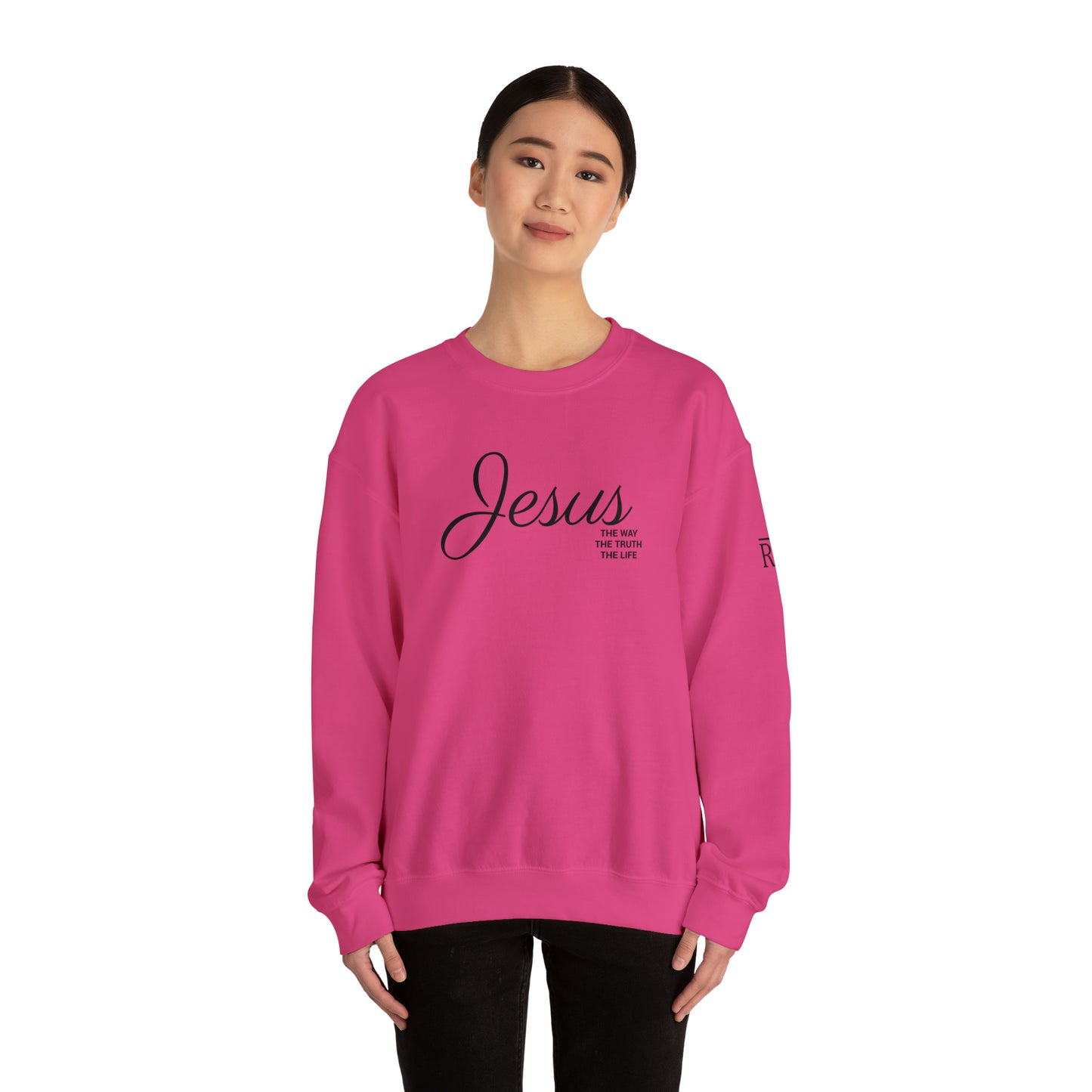 Adult Premium Crewneck Sweatshirt "JESUS THE WAY" RF Signature Series