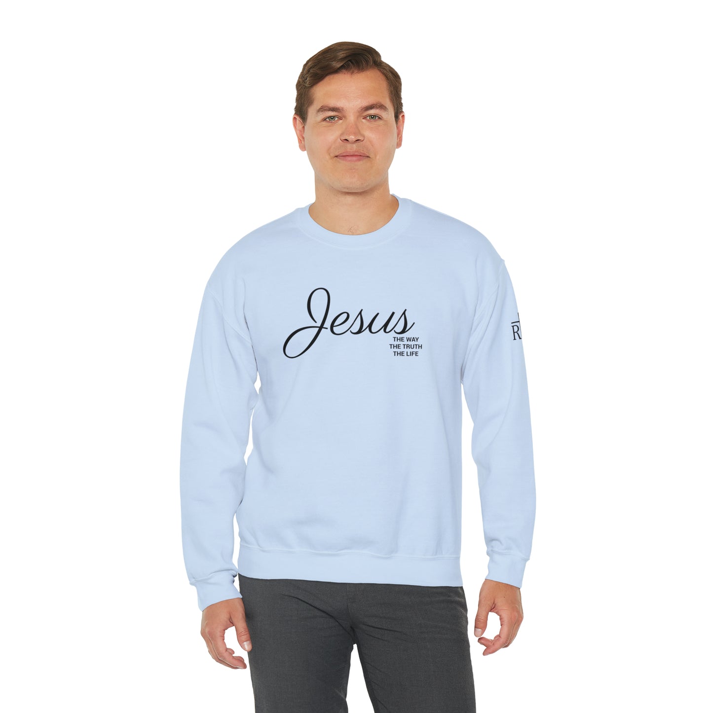 Adult Premium Crewneck Sweatshirt "JESUS THE WAY" RF Signature Series