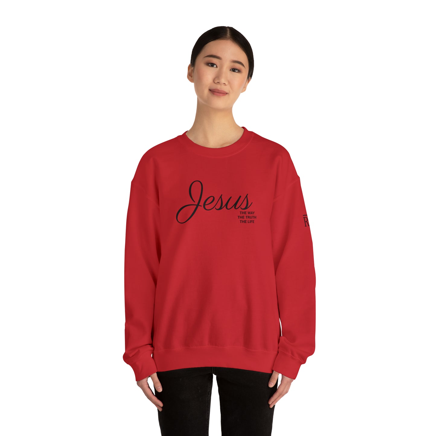 Adult Premium Crewneck Sweatshirt "JESUS THE WAY" RF Signature Series