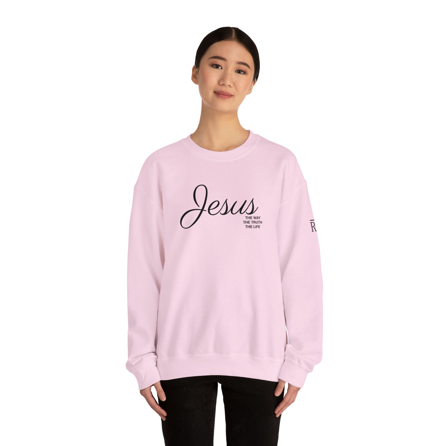 Adult Premium Crewneck Sweatshirt "JESUS THE WAY" RF Signature Series